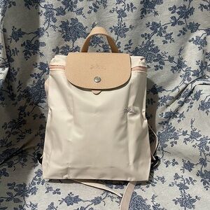 Longchamp Folding Backpack Cherry Blossom